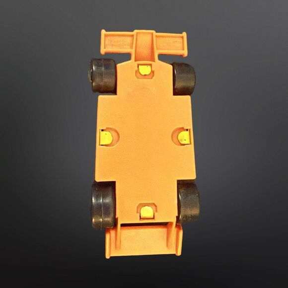 Vintage 1979 Tonka Racing Car No. 5 Tonka Toys Orange Plastic made in HK A2 - Picture 7 of 9